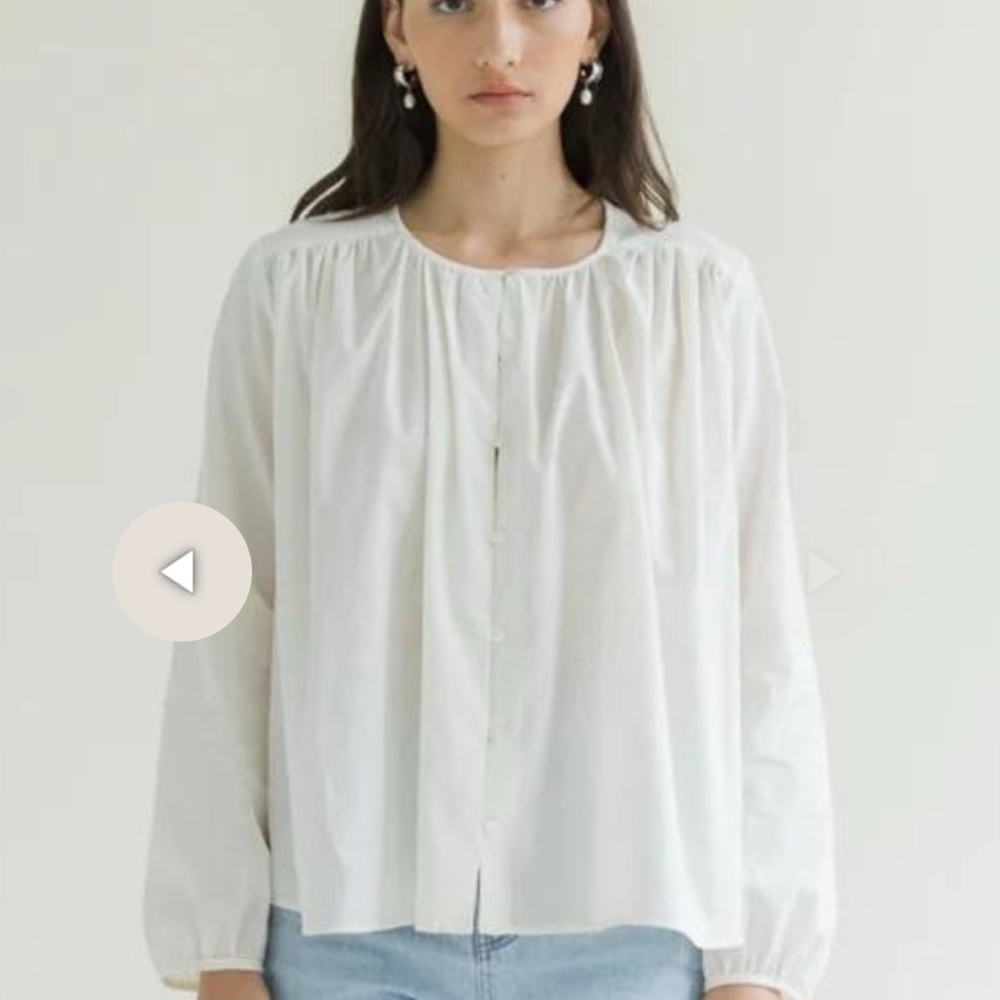 Romantic cotton blouse from A Bronze Age